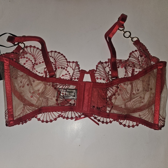 Honey Birdette Sarah Red bra 34DD new - Picture 4 of 4